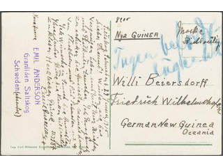 Sweden. Facit 79 cover , 2×5 öre on postcard sent from PKXP 34 B (Stockholm–Katrineholm) …