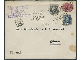 Sweden. Postal stationery, stamped envelope Facit Fk6, 56, 59 , Stamped envelope 10 öre …