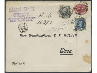Sweden. Postal stationery, stamped envelope Facit Fk6, 56, 59 , Stamped envelope 10 öre …