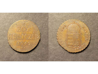 Ungern 1 krajczar 1849, VF