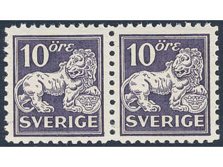 Sweden. Facit 146Cc ★★ , 10 öre ultramarinish violet, type II perf on four sides, white …