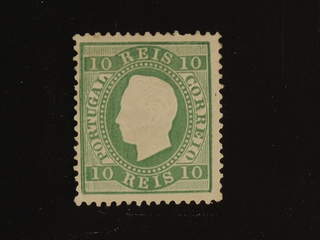 Portugal. Michel 47 ★ , 1866 King Luis I 10 R gren. Perf 12½. EUR 170