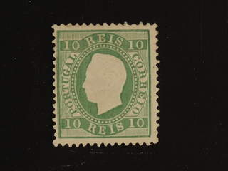 Portugal. Michel 47 ★ , 1866 King Luis I 10 R gren. Perf 12½. EUR 170