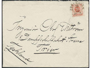 Sweden. Facit 46 cover , 20 öre on cover sent from STOCKHOLM C7 26.10.88 to Germany. …