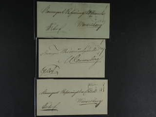 Sweden. N county. HALMSTAD, rectangular postmark. Type 3–4 on three covers sent during …