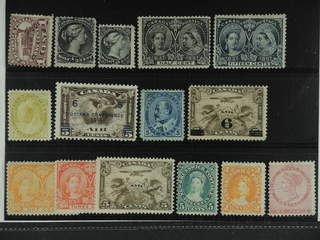 Canada. ★ 1868-1932. All different, e.g. Mi 16, 25, 38, 46(thin), 69(★), 79, 170. Mostly …
