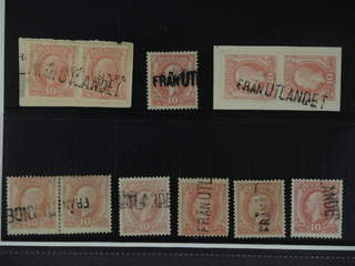 Sweden. Facit 45. FINLAND. Finnish single line cancellation FRÅN UTLANDET on 10 öre …