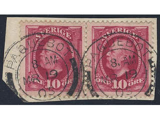 Sweden. Facit 54. GREAT BRITAIN. British cancellation PAQUEBOT 19.MR.05 on Swedish …