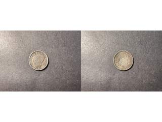 Kambodja Norodom I (1860-1904) 1 franc 1860, XF ojamn plants