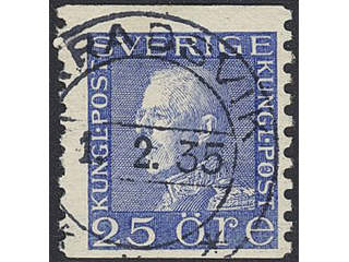 Sweden. Facit 183b, D county. HÄRADSVIK 1.2.35. Postal: 175:-