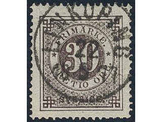 Sweden, Sverige, Sverige, Sverige. Facit 25j used, 30 öre brown-black. Superb …