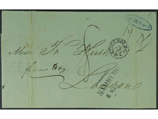 Sweden. Foreign-related cover. Great Britain. Partly prepaid letter sent from STOCKHOLM …