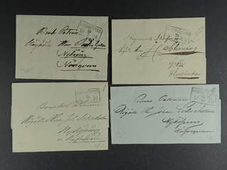 Sweden. E county. NORRKÖPING 1844–1847, rectangular postmark. Type 4 on ten covers sent …