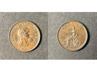 Great Britain George III (1760-1820) 1 farthing 1807, AU+