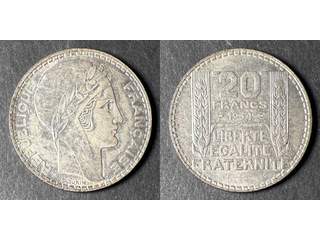Frankrike 20 francs 1934, UNC