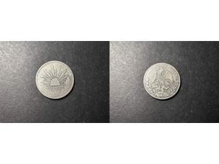 Mexiko 4 reales 1848 Zs OH, F-VF