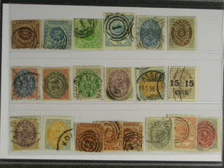 Denmark. Used 1851–1904. All different, e.g. F 2-3, 5, 11, 20, 23, 30, 34-37, 62v2. …