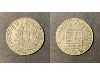 Nederländerna Zeeland 6 stuivers (scheepjesschelling) 1768, AU