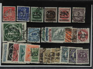 Germany Reich. Used 1920–25. All different, e.g. Mi 137, 186, 188, 293-94, 296, 315, …