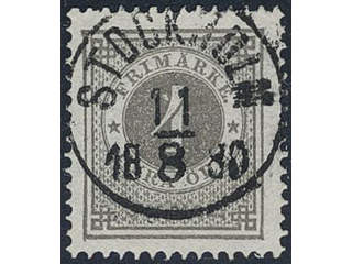 Sweden. Facit 29b used , 4 öre grey-light grey. EXCELLENT cancellation STOCKHOLM …