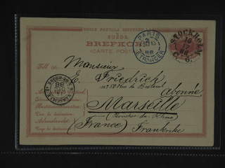 Sweden. Postal stationery, single postcard Facit bKe4d , Postcard 10 öre sent from …