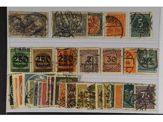 Germany Reich. Used 1900–23. All different, e.g. Mi 65, 96-97, 172, 274(Echt-signed), …