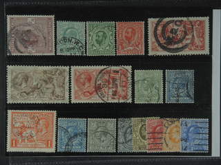 Britain. Used 1902–25. All different, e.g. Mi 115, 103B, 123-24Z, 141-2 III, 143 I …