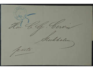 Sweden. Foreign-related cover. Finland. Incoming unpaid cover sent from HELSINFORS …