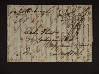 Sweden. Foreign-related cover. Great Britain. Cover sent from GEFLE 30.6.1841 …