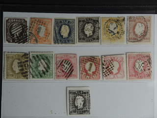 Portugal. Used 1858–1870. All different, e.g. Mi 12, 22, 24-26, 36-37, 39. Mostly good …