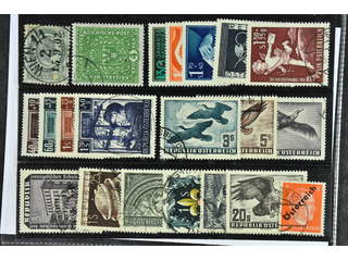Austria. Used 1896–1953. All different, e.g. Mi 88, 210 IIA, 952-54, 960-63, 969, 972, …