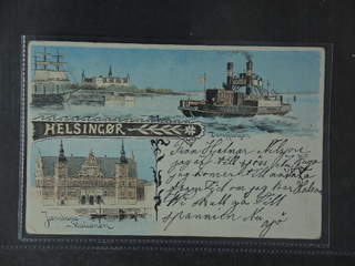 Denmark. PostcardGruss Aus. Helsingør, used card sent to Sweden, witha rrival pmk PKXP …