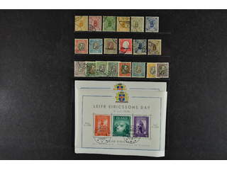Iceland. Used 1876–1938. Officials. All different, e.g. Tj 4, 7-8, 10-11, 13, 38, 41, …
