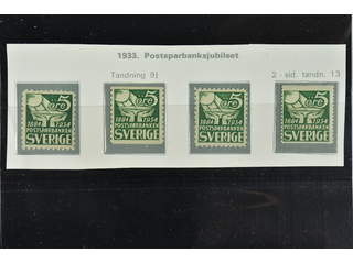 Sweden. Facit 238–39 ★★ , 1933 50th Anniversary of the Postal Savings Bank SET (4). …