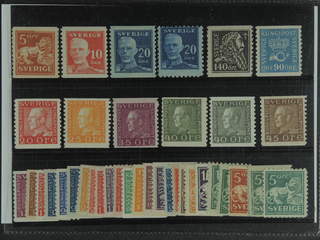 Sweden. ★ 1920-36. All different, e.g. F 141, 149A, 151A+C, 155, 167a, 180b, 184, 187a, …