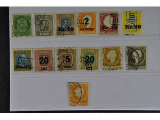 Iceland. Used 1876–1926. All different, e.g. F 16, 74, 95, 98, 107v, 111, 113, 122v, …