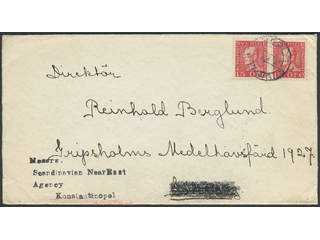 Sweden. Facit 176A cover , 2x15 öre on cover sent from ÖREBRO x.2.27 to Gothenburg and …