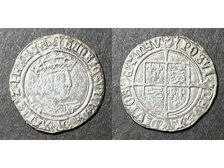 Storbritannien Henry VIII (1509-1547) 1 groat 1547, AU