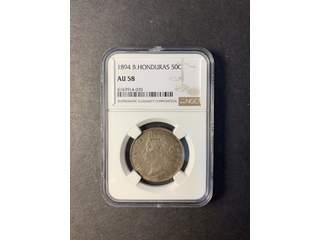 Brittiska Honduras Queen Victoria (1837-1901) 50 cents 1894, XF-UNC, NGC AU58