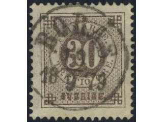 Sweden, Sverige, Sverige, Sverige. Facit 35d used, 30 öre dark brown. Superb …