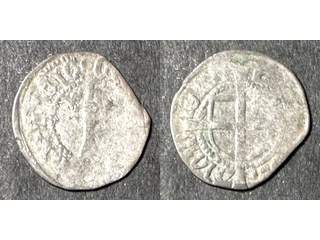 Danmark Kristoffer av Bayern (1440-1448) 1 hvid ND(1440-48), 1 ärg