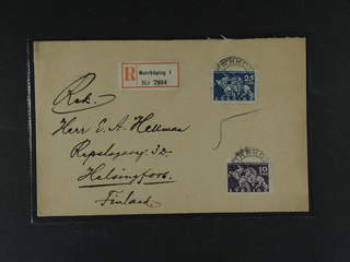 Sweden. Facit 236, 234 cover , 10+25 öre on registered cover sent from NORRKÖPING …