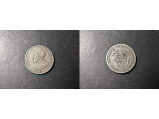 Panama 25 centesimos 1904, VF