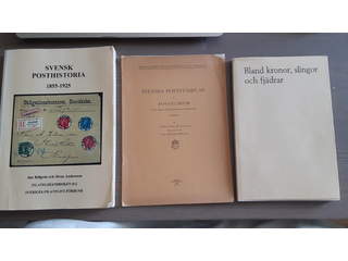Literature. Handbooks, etc. "Svensk posthistoria 1855–1925" (SFF), "Tidiga svenska …