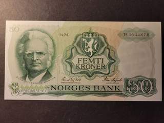 50 kroner 1976, UNC