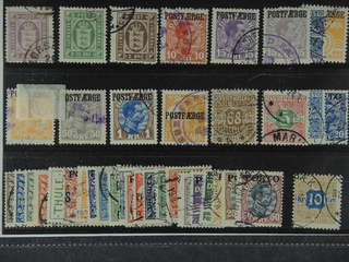 Denmark. Used 1875-1927. Back-of-the-book. All different, e.g. F Tj6, Tj9, Tj20, PF1-2a, …