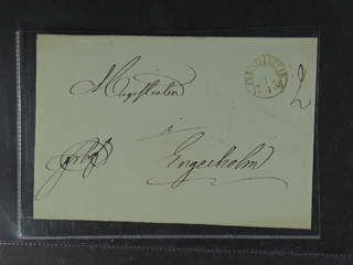 Sweden. L county. CHRISTIANSTAD 1.4.1858, circle cancellation. Type 1 on cover sent …