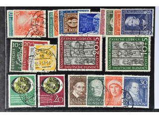 Germany, GFR (BRD). Used. Small lot older stamps. Mostly good quality. (22)