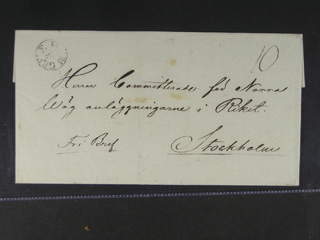 Sweden. X county. GEFLE 3.x.1832, arc postmark. Type 2 on cover sent to Stockholm. …