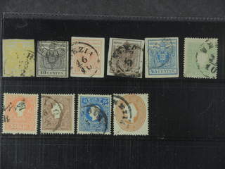 Austria Lombardia-Venetia. Used 1850-1861. All different, e.g. Mi 1-2x, 5, 8 II, 9 I, 11 …
